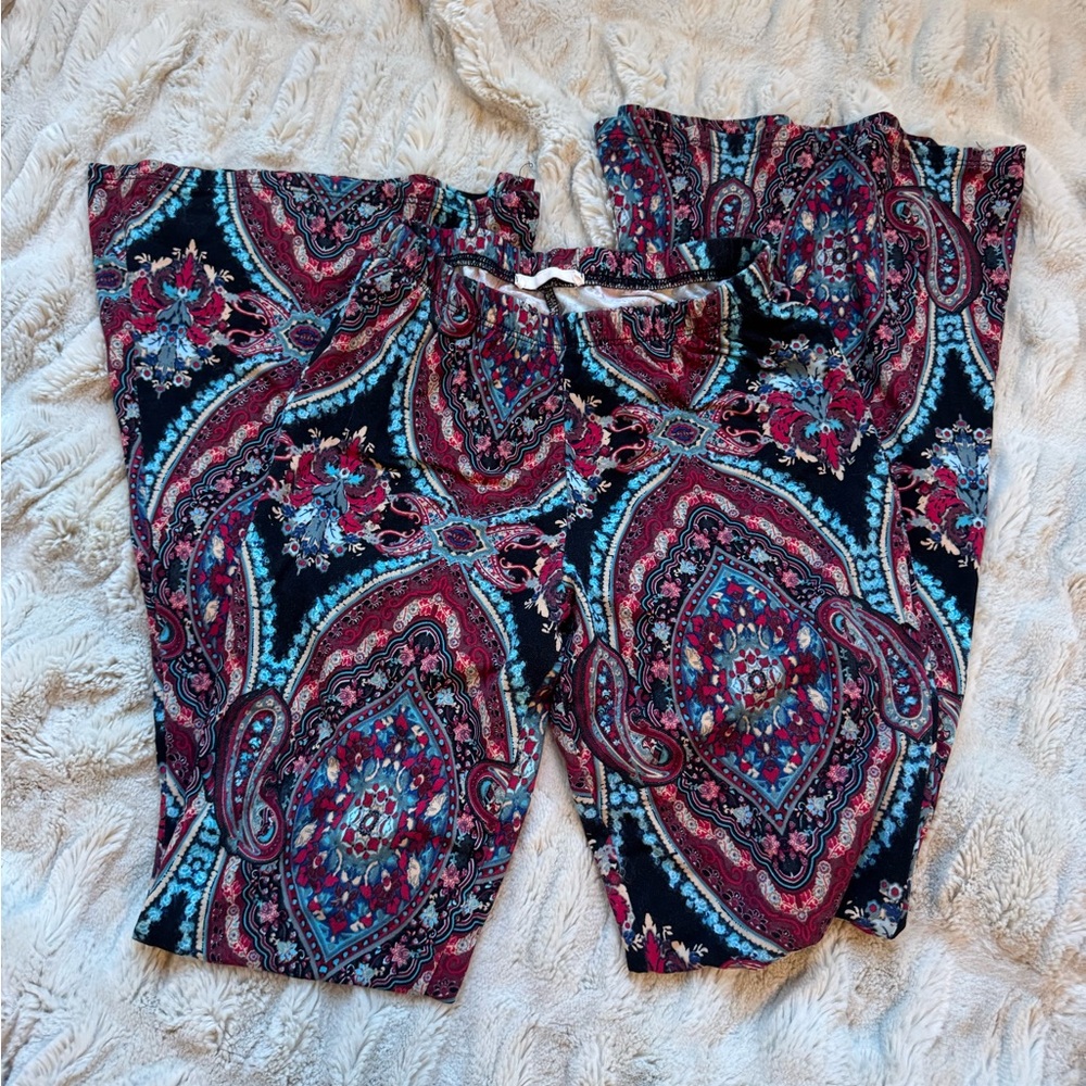 Urban Outfitters Multicolor Paisley Flare Pants